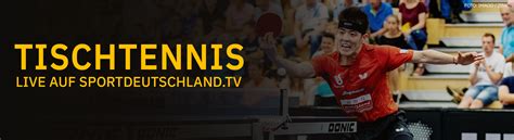 sportdeutschland tv tischtennis live stream